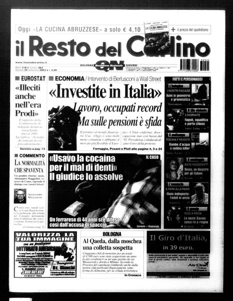 Il Resto del Carlino : giornale dell'Emilia